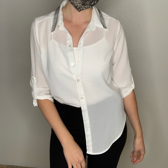 White button up blouse - Picture 10 of 14